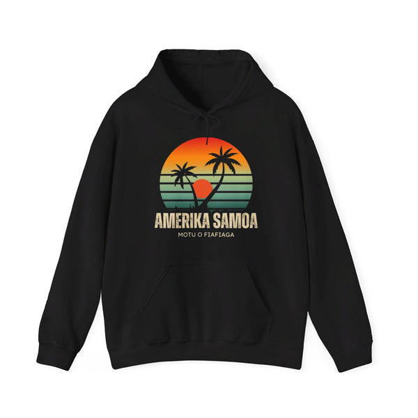 Amerika Samoa - Motu o Fiafiaga - Unisex Heavy Blend™ Hooded Sweatshirt