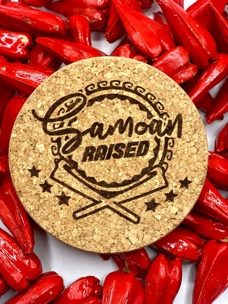 "Samoan Raised" Coasters